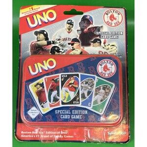 RARE VTG UNO Special Edition Card Game 2005 Boston Red Sox New Factory Sealed